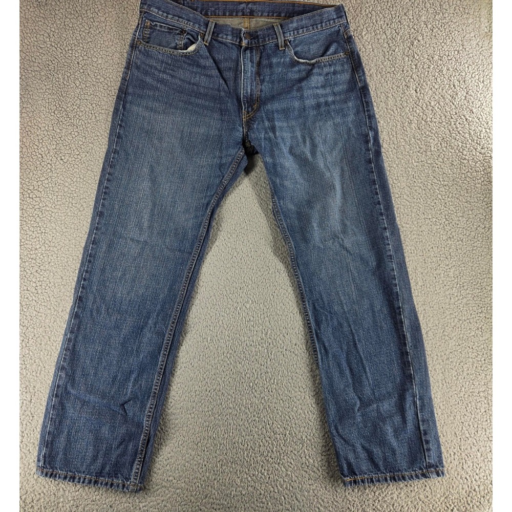 Levis 559 Jeans Mens 38x32 Blue Denim‎ Relaxed Straight Leg Western Work Pants